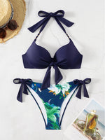 Sexy Push Up Bikini 2026 Women Swimsuit Two Piece Swimwear Female Thong Bikinis Set Royal Blue Bathing Suits Brazilian Biquini