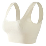 Seamless Knitted Sports Fitness Yoga Bra and Underwear