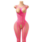 Sexy Open Lingerie Set .Erotic Exposed Breast Bra Transparent Bodystocking Teddy Crotchless Bodysuit Lust Hot Underwear Suit