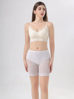 Women's Seamless Shorts Safety Pants High Waist Large Size Mesh Thin Boxer Panties Anti Friction Under Skirt Shorts Underwear