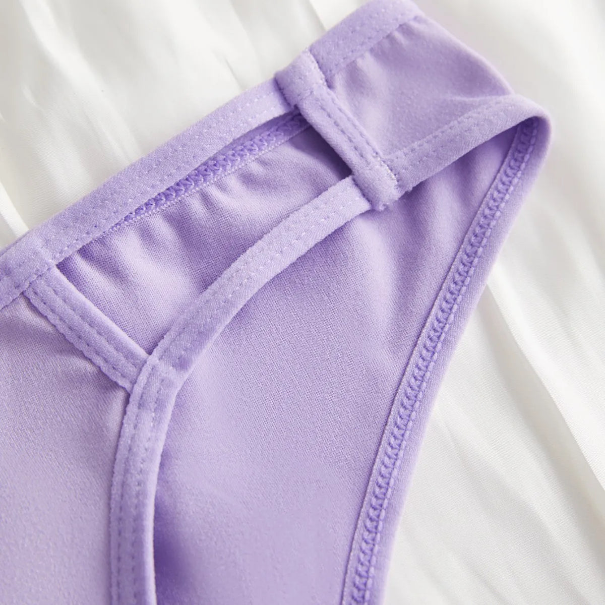 Sexy Fashion Women's Mid-Waist Triangle Panties Bowknot Lingerie Underpants Thin Breathable Briefs Soft Comfortable Underwear