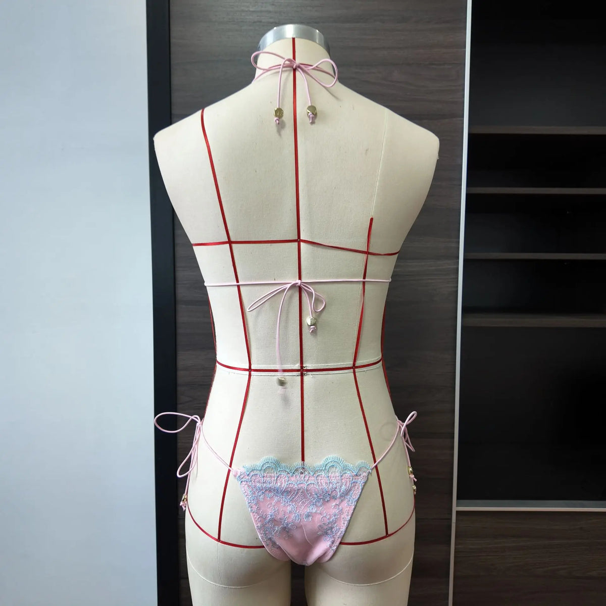 2026 Sexy 2 Piece Bikini Sets Lace bordered Bikini Micro Thongs Bathing Suit Swimsuit Women Biquini Bandage Beachwear Swimwear