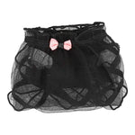 Lolita Mesh Panties Sexy Lace Briefs for Women Transparent Underwear Summer Bow Briefs Girl Low Waist Underpants Ruffle Lingerie