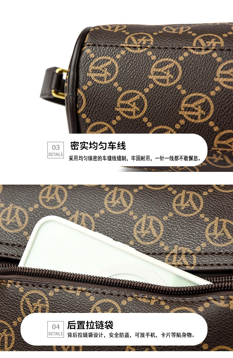 New Fashion Luxury Brand Women's Shoulder Bag High Quality Lady Crossbody Bag Round Women's Wallet Waterproof Women's Handbags