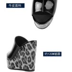 Women Wedges High Heels Slippers Women Designer Platform Sandals Trend Comfortable Slip on Slippers 2026 New Summer Slides Women