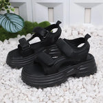2026 Summer Women Sandals Casual Shoes Thick-Soled Hook-loop Sandalias Open Toe Beach Shoes for Women New Zapatos Mujer J687