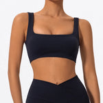 Hearuisavy Summer High Quality Sports Bra Push Up High Impact Gym Underwear Women Breathable Yoga Clothes Fitness Workout Top