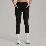 Women's Seamless Yoga Leggings Pants Sports Fitness Hips Lift High Waist Training Trousers Training Workout Gym Leggings