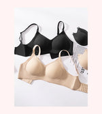 Push Up Bra for Small Bust – Seamless Wirefree Bralette with Cross Back, Soft Support Lift & Anti-Sagging Comfort Invisible Wear