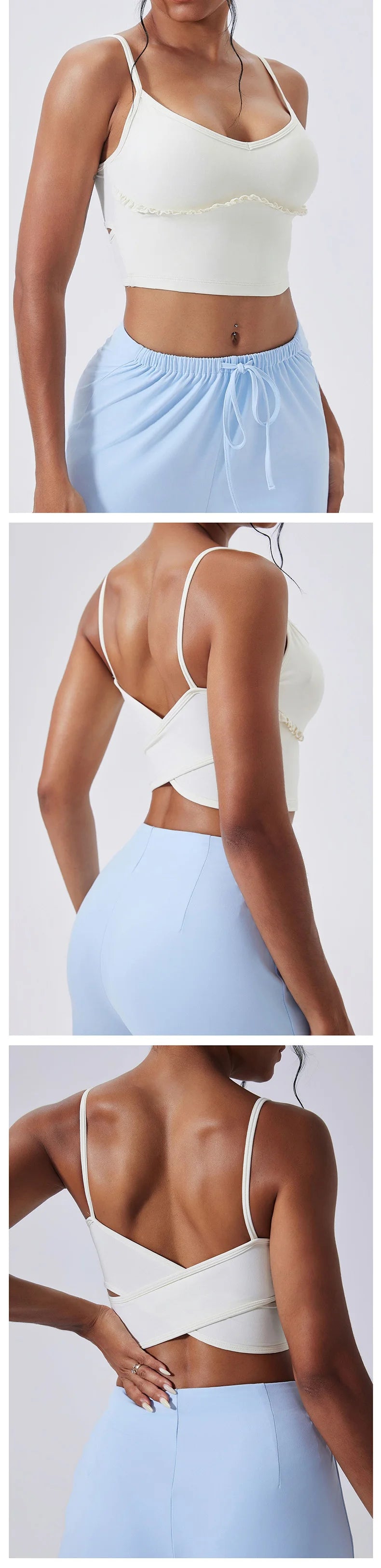 Yoga Set Sports Outfits Women Clothes Fitness Tracksuit Gym Loose straight-leg pants Workout Female Bra New Yoga Suit Sportswear