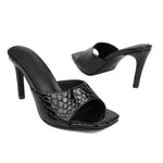 NASBAVI Summer Slippers Women's Mules Shoes Sexy High Heels Flip Flops Green White Black Big Size 45 Party Shoes Quality Slides