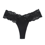 1pcs 1-4XLLace Sexy Women G-string Low-Rise Red Perspective Floral Panties Breathable Intimate Lingerie Ladies Thongs Underwear
