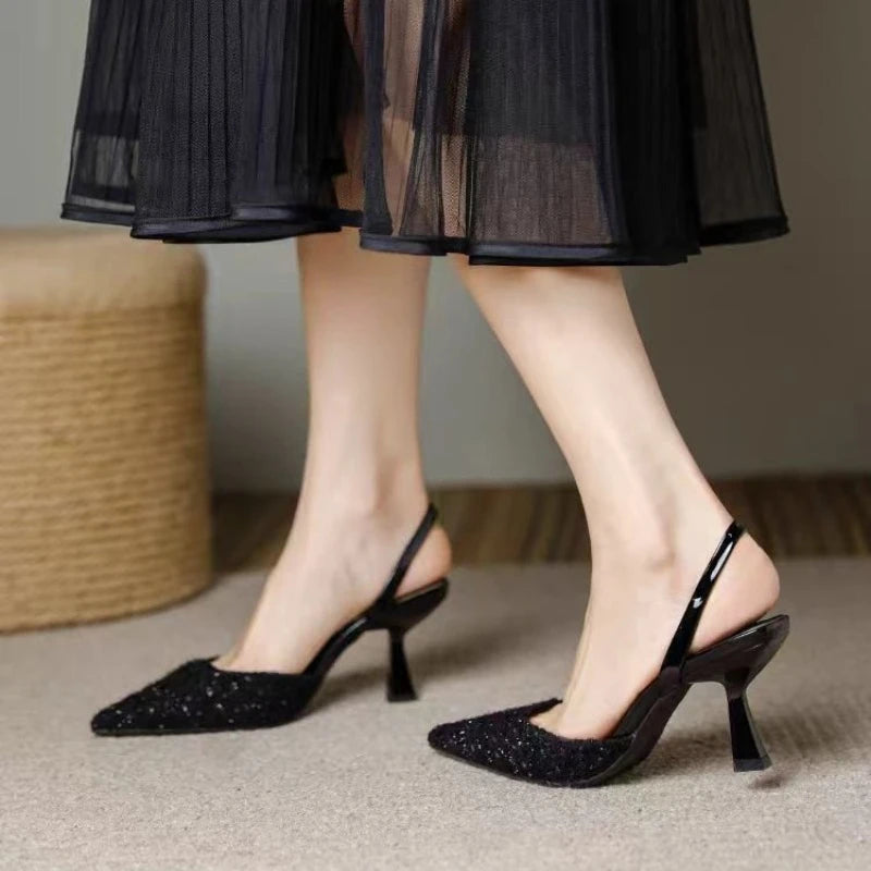 Sandals Summer Fashion New Single Shoes 2026 Spring Style Women's High Heels