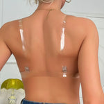 Beauwear Strapless Invisble Bras for Woman Solid Color Transparent Party Bra Push Up Underwear 34B 34B 36B 36C 3B-3056