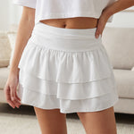 Women Ruffled Short Skirt Fashion Harajuku Lolita Mini Layered Streetwear Party Summer Mini Skirt Elegant Clubwear Outfits