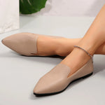 Summer Large Size 43 Women Shoes 2025 Simple Lightweight Flat Shoes Women Pointed Non Slip Soft Sole Casual Shoes Women Loafers