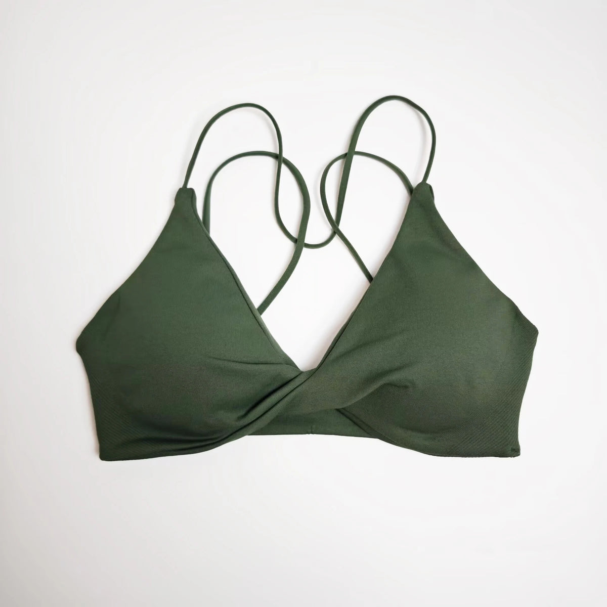 NCLAGEN Vision Twist Front Sports Bra High Support Push-up Gym Underwear Cross Thin Strap Workout Fitness Running Sexy Yoga Top
