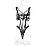 Women Sexy Pu Leather Full Body Harness Belt Waist Corset Belt Bondage Bdsm Bodysuit Gothic Fetish Exotic Clothing