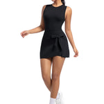 New Short Sports Jumpsuit Gym Set Women Yoga Clothes Workout Tennis dress One-piece Playsuit Yoga Suit Female Outdoor Bodysuits