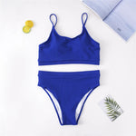 0XL - 4XL 7 Colors Bikini Plus Size Large Size Swimwear Women Swimsuit Female Two-Pieces Bikini Set Bather Bathing Suit V3774B