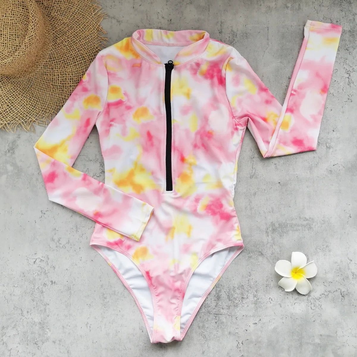 Long Sleeve Swimsuit Women Swimwear 2026 Sexy Bikinis Female Biquini Patchwork Swim Suits Print Surf Bodysuit Beachwear
