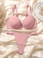 Sexy leopard print 2-piece set with gathered lifting and thickened steel support bra set for women's underwear B2051