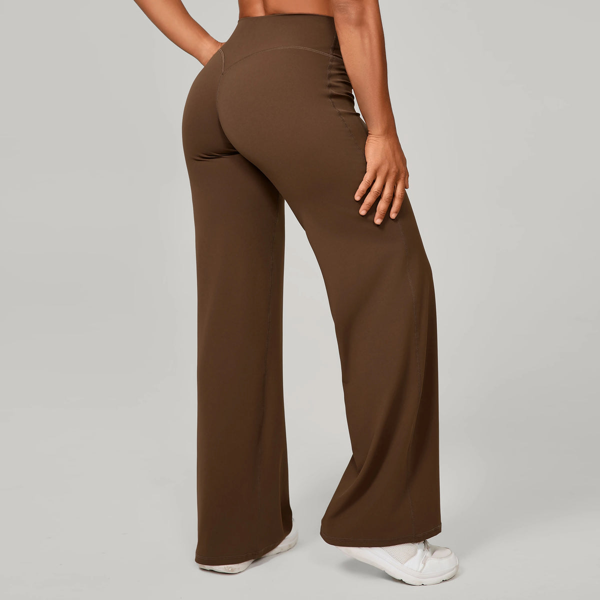 Women Straight Yoga Leg Bottoms Soft Stretchy Fabric Women's Yoga Pants GYM Sweat-Wicking Properties Running Sport Trousers