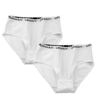 2PCS/Set Cotton Panties Women High Waist Briefs Tummy Control Panty Female Breathable Solid Color Lingerie M-2XL Underpants