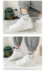 2022 Fashion Spring New Designer Hot Sale White Shoes Female Platform Sneakers Women Tenis Feminino Casual Female Shoes Woman
