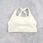 DIAS FIT JOY Cloud feeling wide shoulder strap cross beauty back removable padding sports bra Pilates cycling fitness