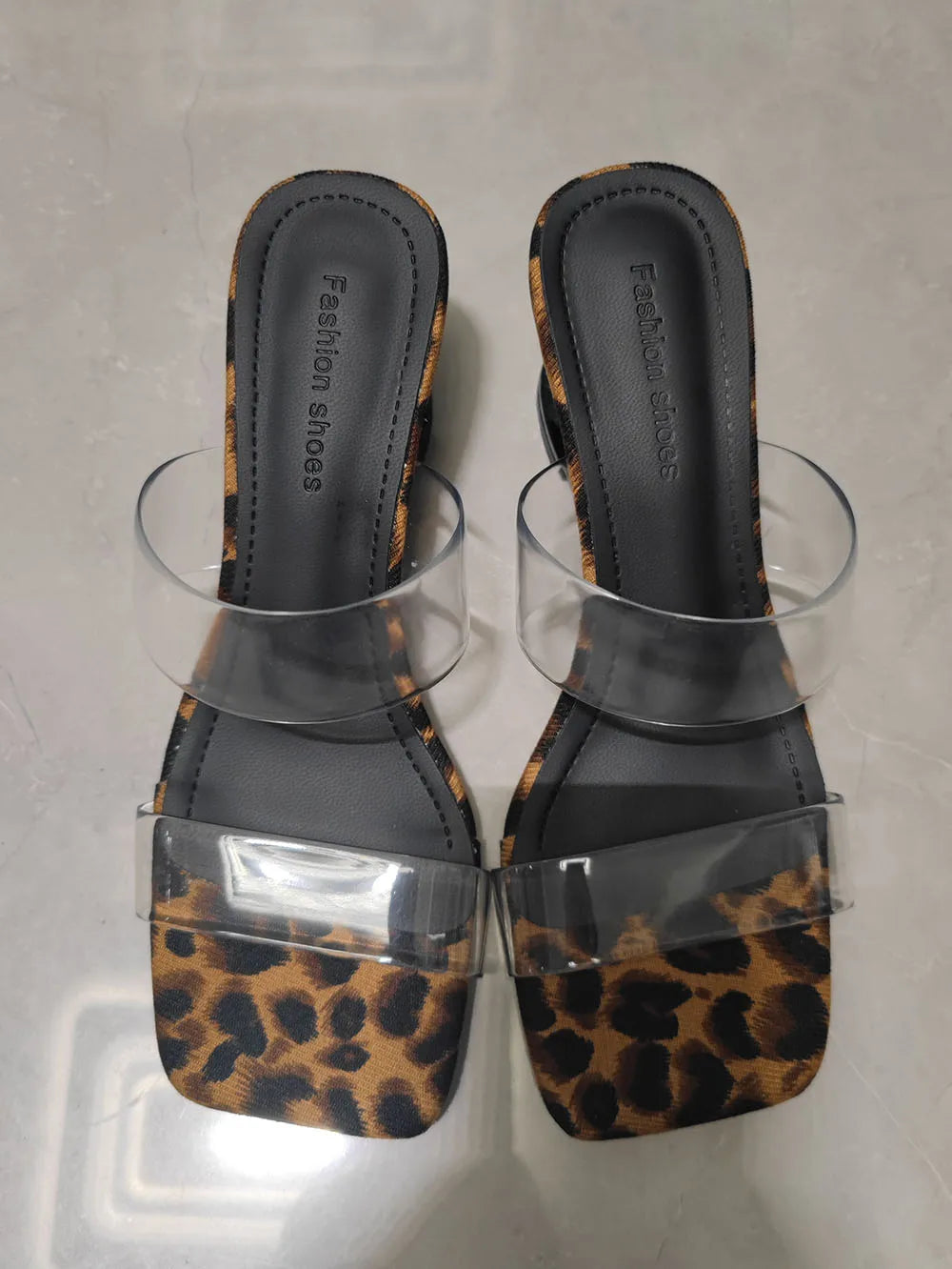 Y2K PVC Transparent Designer Sandals Women Shoes Slip On Hollow Wedge Slide Mules Beach Vacation 6cm Comfortable Walking Heels