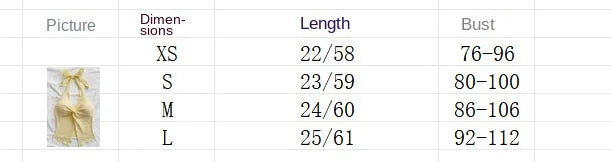 Sweet Bow-Tie Neckline Halter Topfor Women Hot Girl Solid-Color Cropped Knit Tank Top Summer Beach Outfit Female Clothes