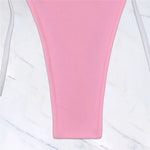 S - XL Sexy Halter Strappy High Cut Bikini Women Swimwear Female Swimsuit Two-Pieces Bikini Set Bather Bathing Suit Swim V6244
