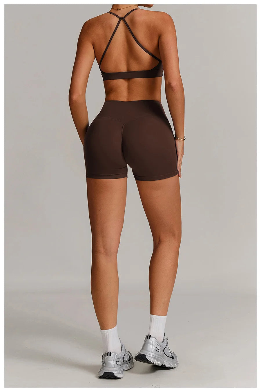 Women 2PCS Yoga Suit Sports Gym Set Tracksuit Workout Long Sleeve Shirt Fitness Flared leggings Short sleeve shorts running suit