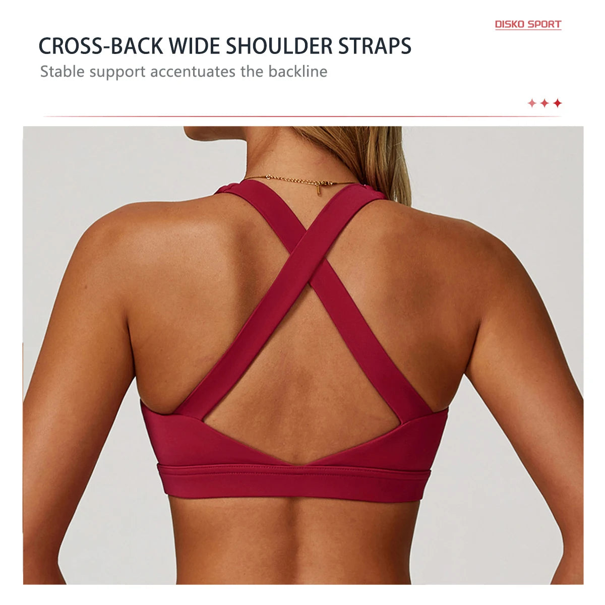 Hearuisavy Sports Bra Gym Underwear High Strength Shockproof Running Yoga Crop Top Breathable Pilates Push Up Fitness Tops Women