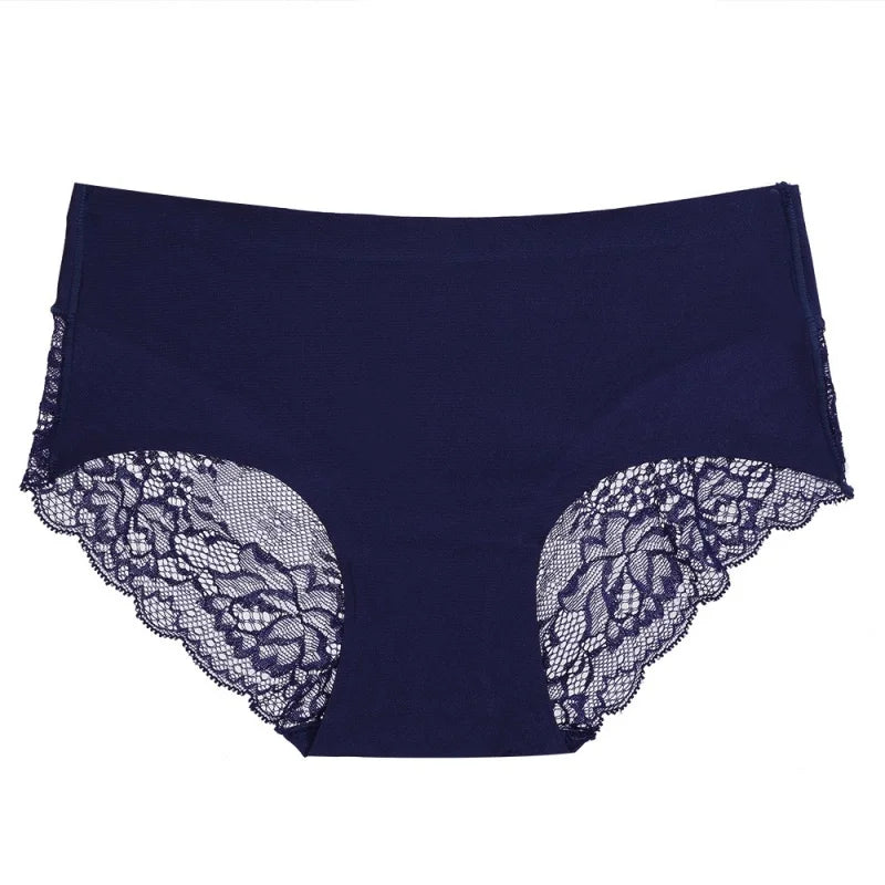 1Pc Sexy Lace Panties Summer Sexy Underwear Transparent Lace Panties For Women Comfort Cotton Crotch Panty Lingerie M-XXL