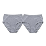 2Pcs/Set Women Cotton Panties High Waist Briefs Breathable Underwear Female Underpants Plus Size Sexy Lingerie S-XXL 8 Colors