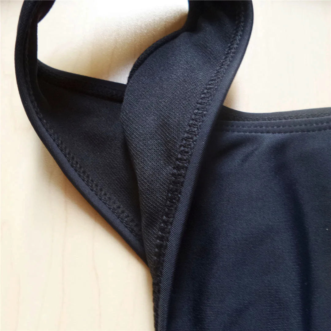 Sexy Black Tiny High Cut Leg Thong Bikini Female Swimsuit Women Swimwear Two-Pieces Bikini Set Bather Bathing Suit Swim V517C