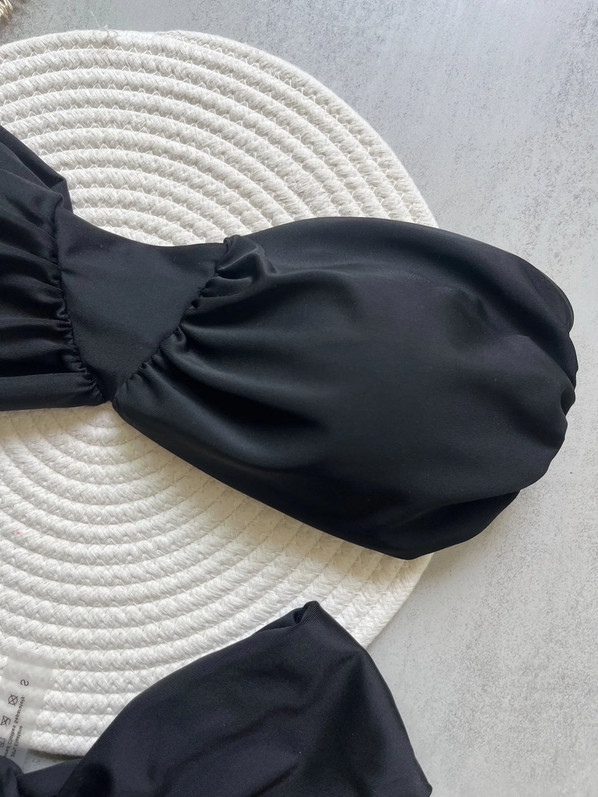 Sexy Bandeau High Cut Bikini Women Swimwear Female Swimsuit Two-pieces Bikini set Pleated Padded Bather Bathing Suit Swim