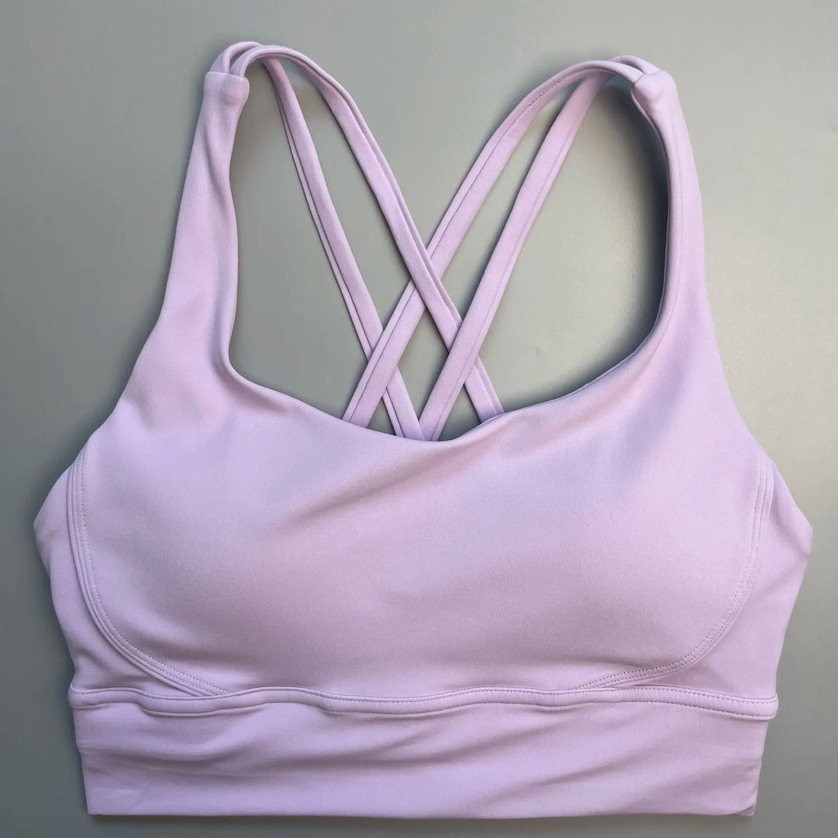 Solid Color Women Fitness Yoga Bra Top Soft Tight Comprehensive Training Jogging Gym Sports Underwear Cross Back With Chest Pad