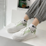 2022 Fashion Spring New Designer Hot Sale White Shoes Female Platform Sneakers Women Tenis Feminino Casual Female Shoes Woman