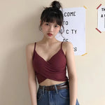 Women Crop Top Tube Top Seamless Underwear Female Crop Tops Girls Streetwear Sexy Lingerie Padded Tube Bra Bandeau Top Intimates