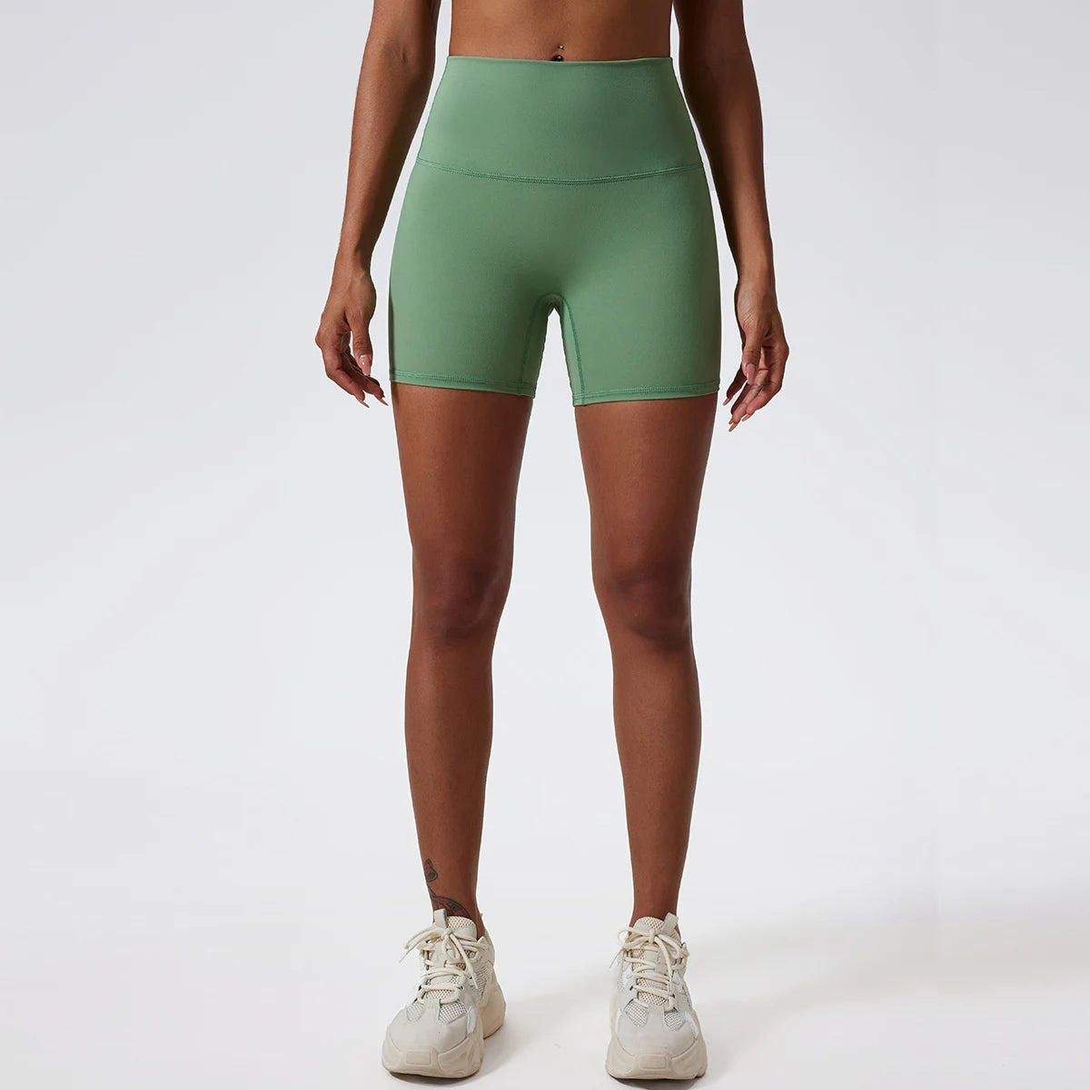Hearuisavy Summer Soft Sports Shorts Buttock Lift Gym Leggings Women High Waist Yoga Shorts Women Running Cycling Workout Shorts