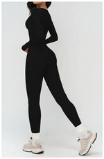 2 Pieces Sportswear Women Yoga Set Gym Clothes Fitness Set Outfit Outdoor Long-Sleeved Shirt Tracksuits Sports Bra Gym Leggings