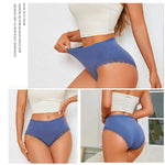 4Pcs/Set Women's Cotton Briefs Women Seamless Panties Solid Color Breathable Underwear Female Low Waist Soft Lingerie S-XXL