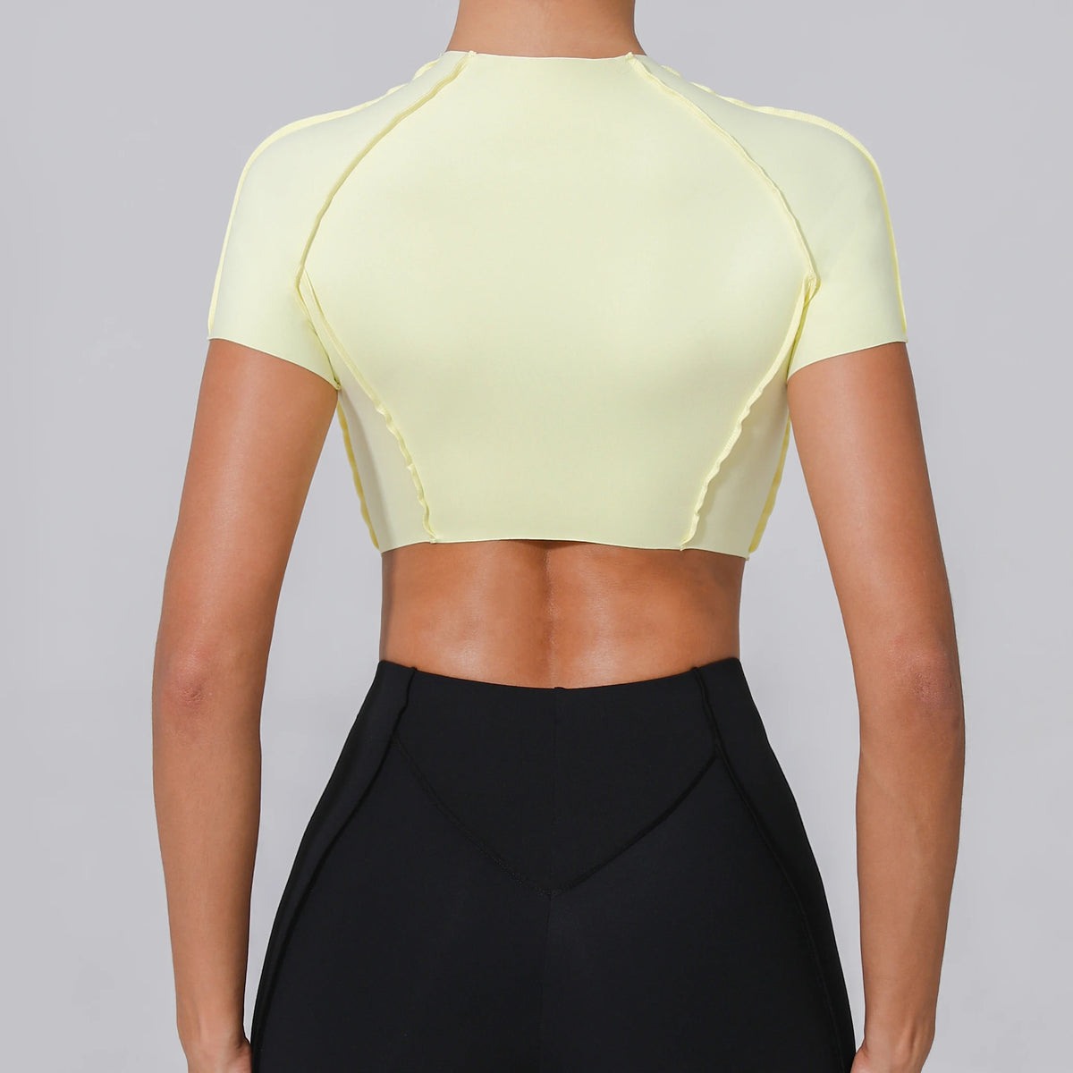 No Padded Women Yoga Sport T Shirts Fitness Clothes Short Sleeve Yoga Shirt Gym Top Running Active Wear Sport Tops