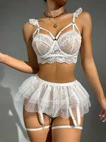 Women Sexy Mesh Transparent Bra Brief Suits Fashion Erotic Intimate Lingerie Bodycon Push Up Underwire Underwear Sets