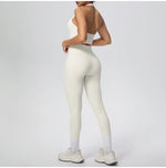Yoga Clothing Set Women's High Waisted Leggings and Top 2 Piece Seamless Fitness Exercise Clothing Gym Sportswear Tracksuits