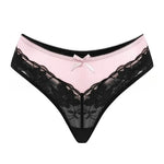 1pcs Low Waist Elegant Sexy Lace Bow Women Panties Floral Sexy Lingerie Lady Briefs Breathable Comfortable Female Underwear