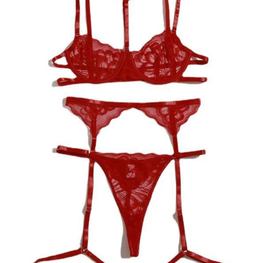 Sexi Babydoll Lace Bra And Panty Set Perspective Sex Erotic Costumes Lingerie Set Underwear Dress Porn Sexy Lingerie For Women